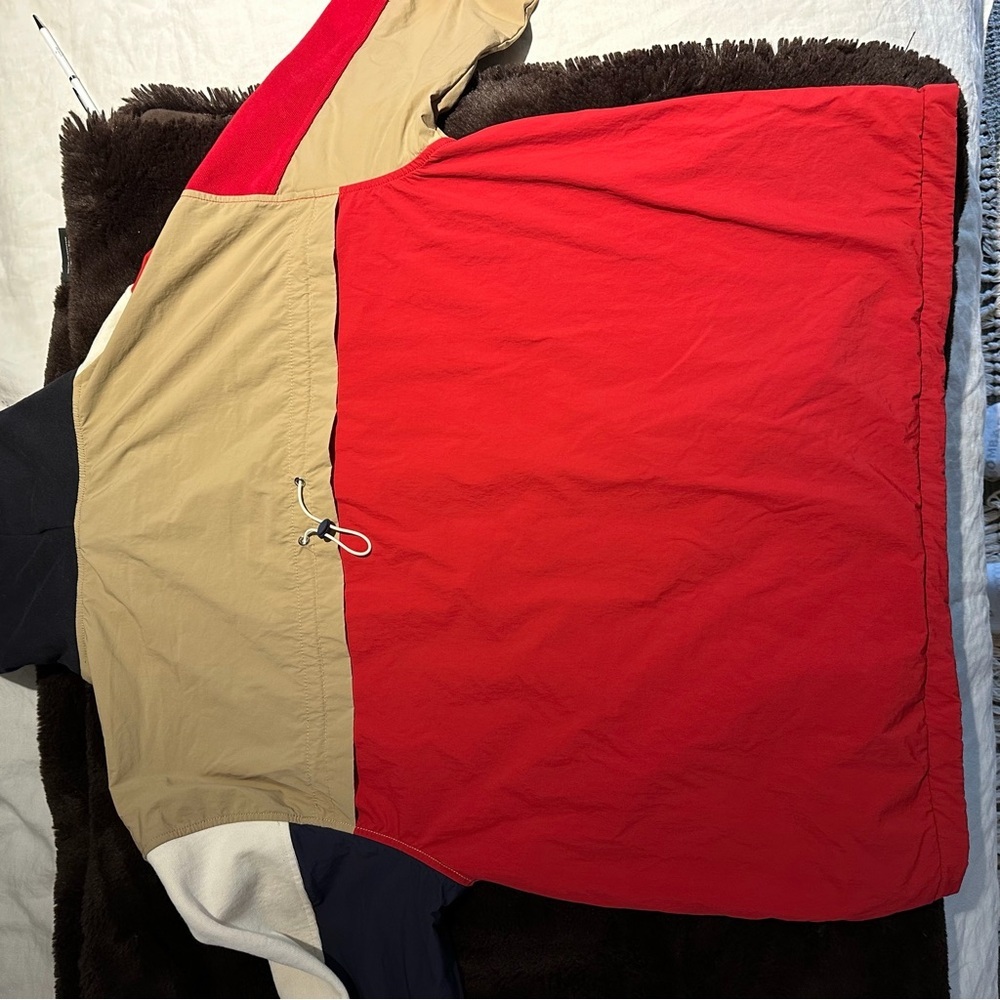 Kith / Columbia collab hoodie - Cream, Tan, Red - Picture 3 of 6